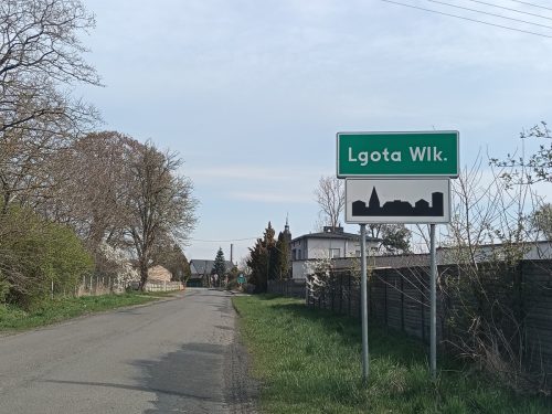 lgota wielka tablica miejscowosci detektyw lgota wielka