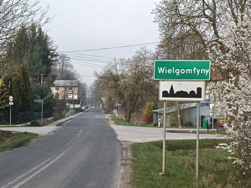 wielgomlyny tablica miejscowosci detektyw wielgomlyny